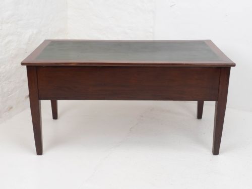 MILITARY CIVIL SERVICE MAHOGANY KNEEHOLE DESK GEORGE V CIRCA 1930 - ADDITIONAL PHOTO 8