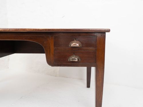 MILITARY CIVIL SERVICE MAHOGANY KNEEHOLE DESK GEORGE V CIRCA 1930 - ADDITIONAL PHOTO 14