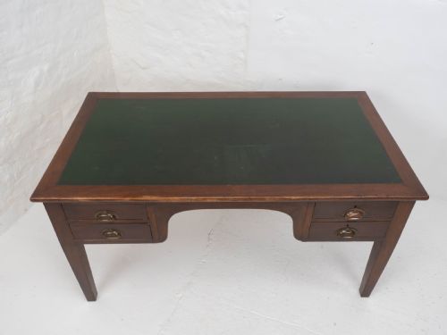 MILITARY CIVIL SERVICE MAHOGANY KNEEHOLE DESK GEORGE V CIRCA 1930 - ADDITIONAL PHOTO 22