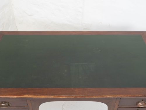 MILITARY CIVIL SERVICE MAHOGANY KNEEHOLE DESK GEORGE V CIRCA 1930 - ADDITIONAL PHOTO 23