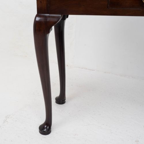 GEORGE II PAD FOOT MAHOGANY FOLDOVER TEA CONSOLE TABLE C1730 GEORGIAN - ADDITIONAL PHOTO 17