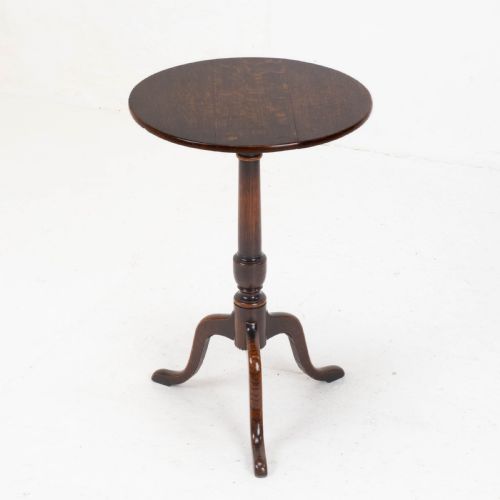 GEORGIAN OAK COUNTRY TRIPOD WINE TABLE C1780 GEORGE III SIDE OCCASIONAL - ADDITIONAL PHOTO 1