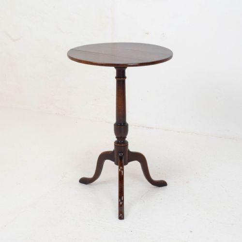 GEORGIAN OAK COUNTRY TRIPOD WINE TABLE C1780 GEORGE III SIDE OCCASIONAL - ADDITIONAL PHOTO 13