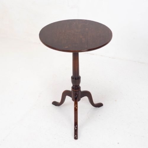 GEORGIAN OAK COUNTRY TRIPOD WINE TABLE C1780 GEORGE III SIDE OCCASIONAL - ADDITIONAL PHOTO 15