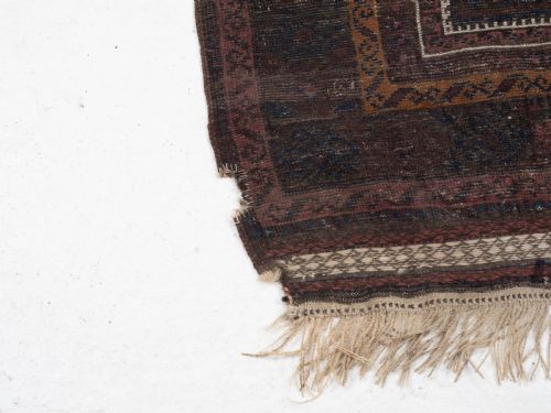 AFGHAN BALUCH PRAYER RUG C1900 5'65X3'5 169X104CM ORIENTAL - ADDITIONAL PHOTO 10