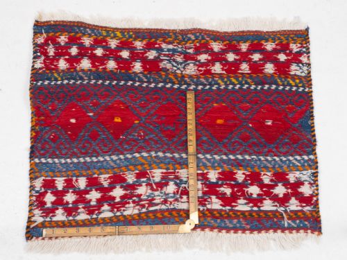 TURKISH MALATYA KILIM CHUVAL BAG FACE RUG 2'2X1'11 65X575CM - ADDITIONAL PHOTO 3