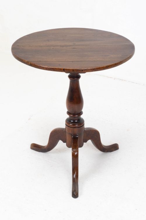 country george iii elm wine tripod table c1770 georgian side occasional - CATEGORY: ANTIQUE TABLES - DATED 18TH CENTURY