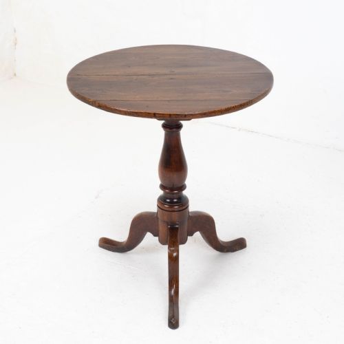 COUNTRY GEORGE III ELM WINE TRIPOD TABLE C1770 GEORGIAN SIDE OCCASIONAL - ADDITIONAL PHOTO 2