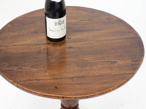 COUNTRY GEORGE III ELM WINE TRIPOD TABLE C1770 GEORGIAN SIDE OCCASIONAL - ADDITIONAL PHOTO 7