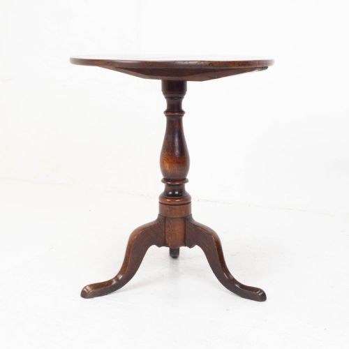 COUNTRY GEORGE III ELM WINE TRIPOD TABLE C1770 GEORGIAN SIDE OCCASIONAL - ADDITIONAL PHOTO 9