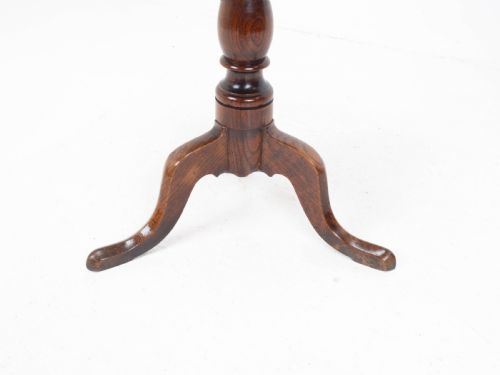 COUNTRY GEORGE III ELM WINE TRIPOD TABLE C1770 GEORGIAN SIDE OCCASIONAL - ADDITIONAL PHOTO 12