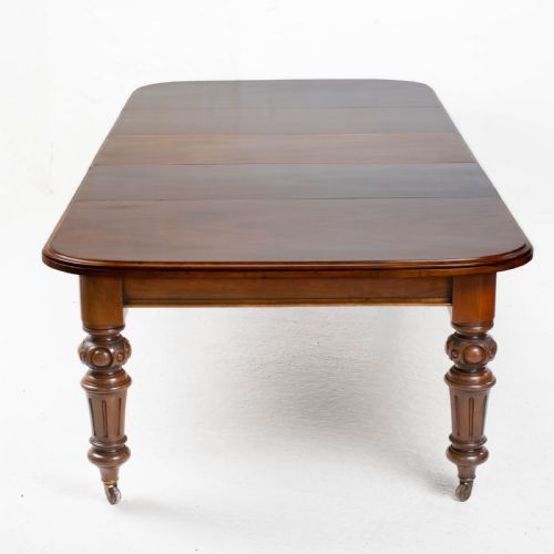 VICTORIAN 10FT 12 SEATER MAHOGANY EXTENDING DINING TABLE C1870 JOSEPH FITTER - ADDITIONAL PHOTO 3