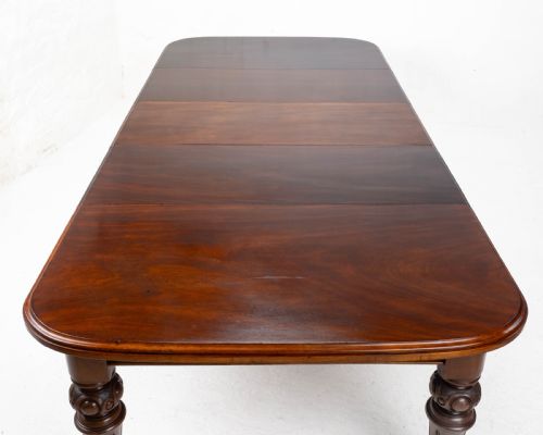 VICTORIAN 10FT 12 SEATER MAHOGANY EXTENDING DINING TABLE C1870 JOSEPH FITTER - ADDITIONAL PHOTO 8