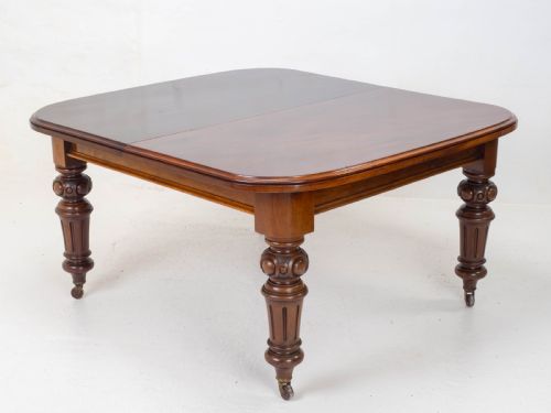 VICTORIAN 10FT 12 SEATER MAHOGANY EXTENDING DINING TABLE C1870 JOSEPH FITTER - ADDITIONAL PHOTO 11