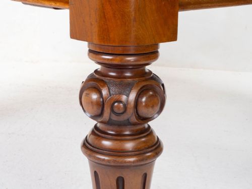 VICTORIAN 10FT 12 SEATER MAHOGANY EXTENDING DINING TABLE C1870 JOSEPH FITTER - ADDITIONAL PHOTO 13