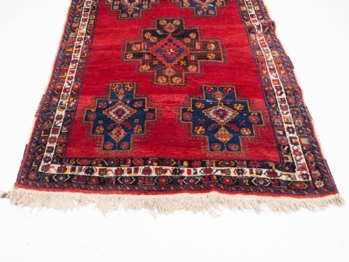 AFSHAR TRIBAL PERSIAN HANDWOVEN RUG 7'7X5' 232X153CM CARPET - ADDITIONAL PHOTO 2