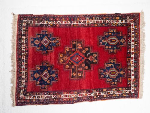 AFSHAR TRIBAL PERSIAN HANDWOVEN RUG 7'7X5' 232X153CM CARPET - ADDITIONAL PHOTO 3
