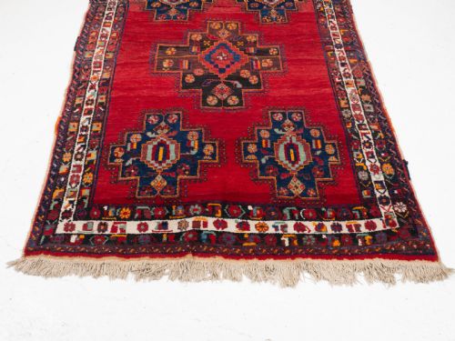 AFSHAR TRIBAL PERSIAN HANDWOVEN RUG 7'7X5' 232X153CM CARPET - ADDITIONAL PHOTO 7