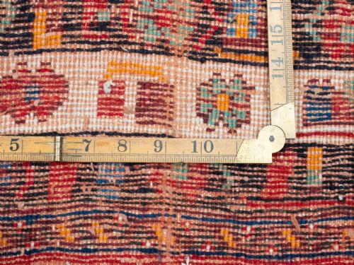 AFSHAR TRIBAL PERSIAN HANDWOVEN RUG 7'7X5' 232X153CM CARPET - ADDITIONAL PHOTO 12