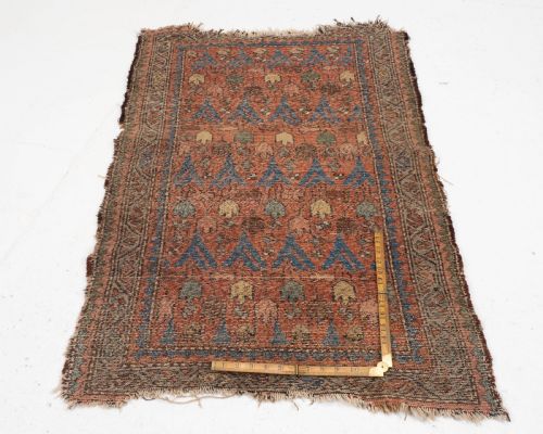 ANTIQUE CAUCASIAN RUG 118X78CM C19TH ORIENTAL HANDWOVEN - ADDITIONAL PHOTO 4