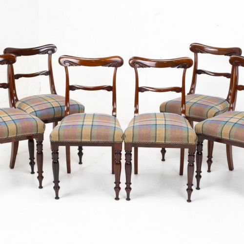 VICTORIAN SET OF 6 ROSEWOOD DINING CHAIRS C1860 - ADDITIONAL PHOTO 1