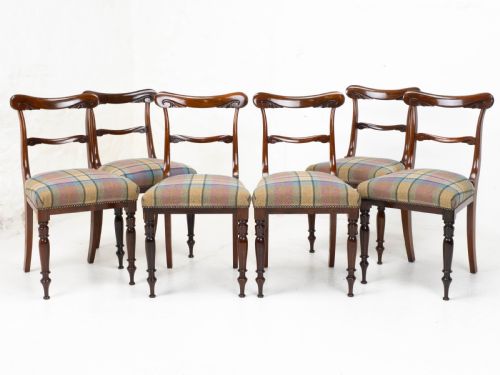 VICTORIAN SET OF 6 ROSEWOOD DINING CHAIRS C1860 - ADDITIONAL PHOTO 2