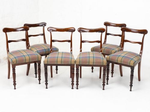 VICTORIAN SET OF 6 ROSEWOOD DINING CHAIRS C1860 - ADDITIONAL PHOTO 7