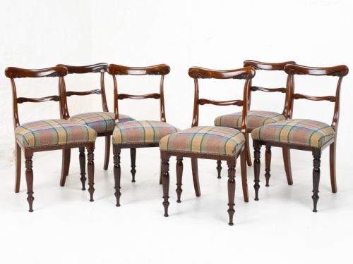 VICTORIAN SET OF 6 ROSEWOOD DINING CHAIRS C1860 - ADDITIONAL PHOTO 8
