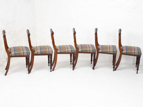VICTORIAN SET OF 6 ROSEWOOD DINING CHAIRS C1860 - ADDITIONAL PHOTO 10