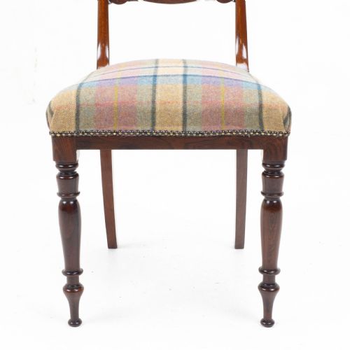 VICTORIAN SET OF 6 ROSEWOOD DINING CHAIRS C1860 - ADDITIONAL PHOTO 16