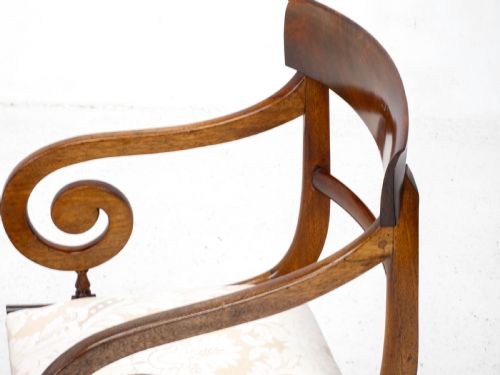 VICTORIAN SET OF 8 MAHOGANY BAR BACK DINING CHAIRS CARVERS C1850 - ADDITIONAL PHOTO 11