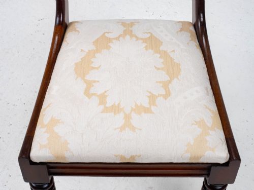 VICTORIAN SET OF 8 MAHOGANY BAR BACK DINING CHAIRS CARVERS C1850 - ADDITIONAL PHOTO 13