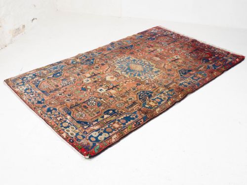 PERSIAN HAMADAN HANDMADE RUG 8'3 X 4'10 252X148CM ORIENTAL CARPET - ADDITIONAL PHOTO 5