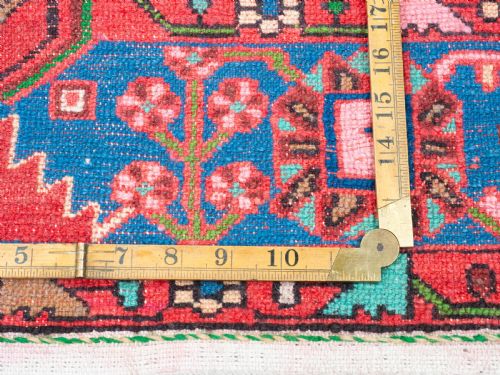 PERSIAN HAMADAN HANDMADE RUG 8'3 X 4'10 252X148CM ORIENTAL CARPET - ADDITIONAL PHOTO 10