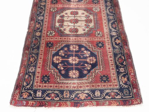 CAUCASIAN HANDWOVEN RUG 6'11 X 3'11 210X1195CM CARPET - ADDITIONAL PHOTO 6