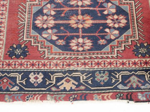 CAUCASIAN HANDWOVEN RUG 6'11 X 3'11 210X1195CM CARPET - ADDITIONAL PHOTO 10