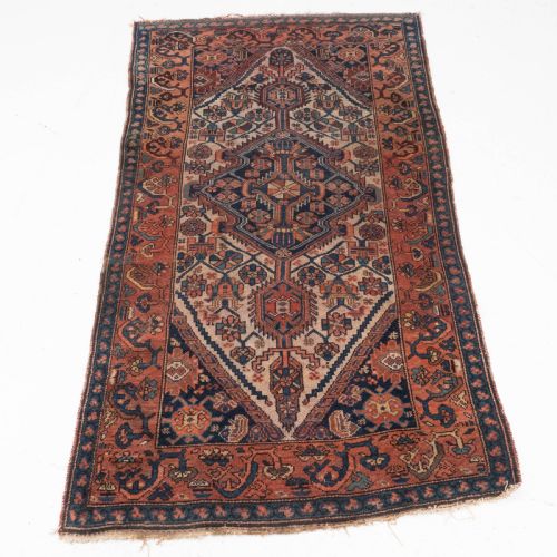 HAMADAN PERSIAN HANDWOVEN RUG 6'5 X 3'4 1945X102CM CARPET - ADDITIONAL PHOTO 2