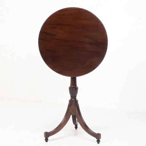 regency mahogany tilttop tripod wine table c1810 georgian tilttop side - CATEGORY: ANTIQUE TABLES - DATED REGENCY
