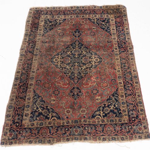 tabriz persian rug 6'4x4'6 193x13825cm carpet oriental - CATEGORY: ANTIQUE RUGS - DATED 19TH CENTURY