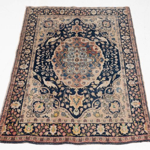 khoi tabriz persian rug 5'6x4'3 1665x130cm carpet oriental - CATEGORY: ANTIQUE RUGS - DATED 1900