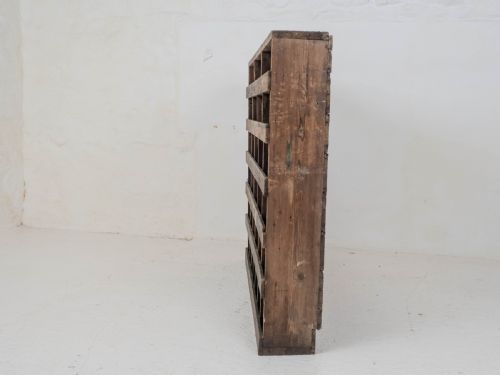 VINTAGE EARLY C20TH PINE INDUSTRIAL WORKSHOP PIGEON HOLES STORAGE - ADDITIONAL PHOTO 10