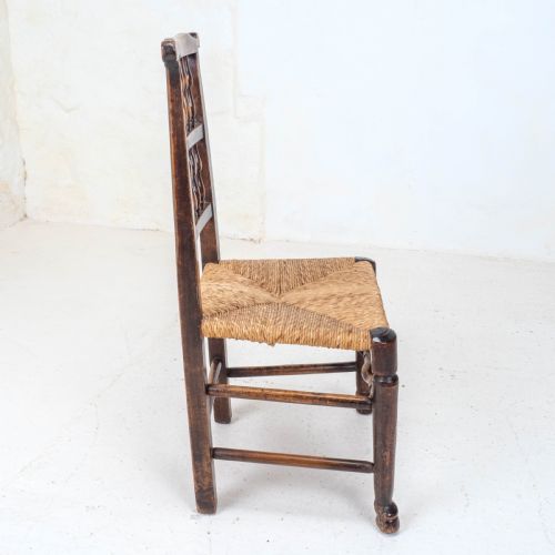 C19TH HARLEQUIN SET OF 4 LANCASHIRE COUNTRY DINING CHAIRS FARMHOUSE OAK ELM ASH - ADDITIONAL PHOTO 13