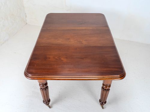 VICTORIAN SMALL MAHOGANY WINDOUT EXTENDING DINING TABLE C1870 JOSEPH FITTER - ADDITIONAL PHOTO 5