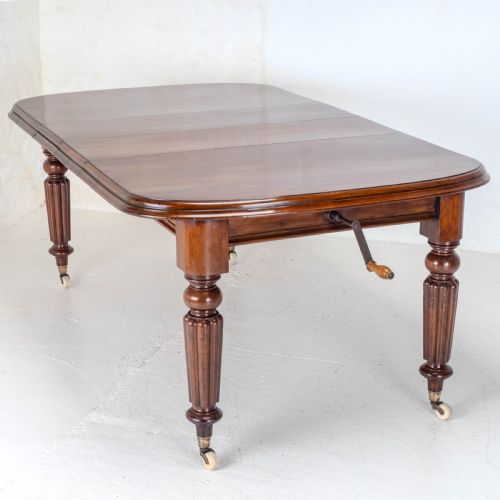 victorian small mahogany dend windout extending dining table c1870 - CATEGORY: ANTIQUE TABLES - DATED VICTORIAN