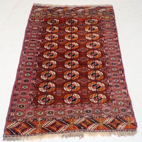 turkmen tekke rug 5'7'x3'6 171x106cm oriental turkomen - CATEGORY: ANTIQUE RUGS - DATED 1920