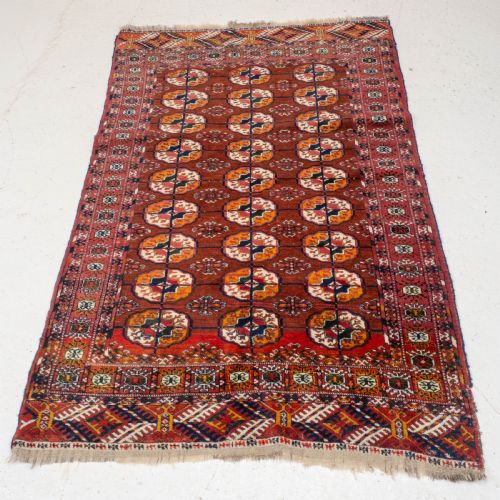 TURKMEN TEKKE RUG 5'7'X3'6 171X106CM ORIENTAL TURKOMEN - ADDITIONAL PHOTO 2