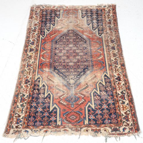MAZLAGHAN PERSIAN RUG LATE C19TH 6'5X4'2 196X126CM CARPET ORIENTAL - ADDITIONAL PHOTO 2