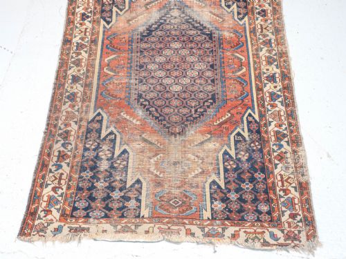 MAZLAGHAN PERSIAN RUG LATE C19TH 6'5X4'2 196X126CM CARPET ORIENTAL - ADDITIONAL PHOTO 3