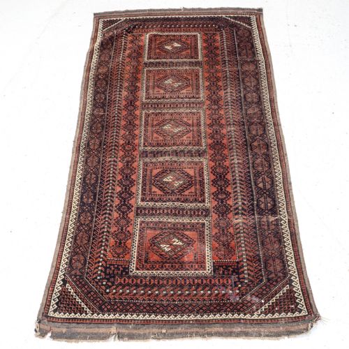 BALUCH AFGHAN RUG 6' X 3' 184X91CM PERSIAN BALUCHI BALUCH - ADDITIONAL PHOTO 2