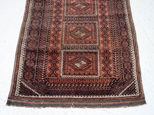 BALUCH AFGHAN RUG 6' X 3' 184X91CM PERSIAN BALUCHI BALUCH - ADDITIONAL PHOTO 3